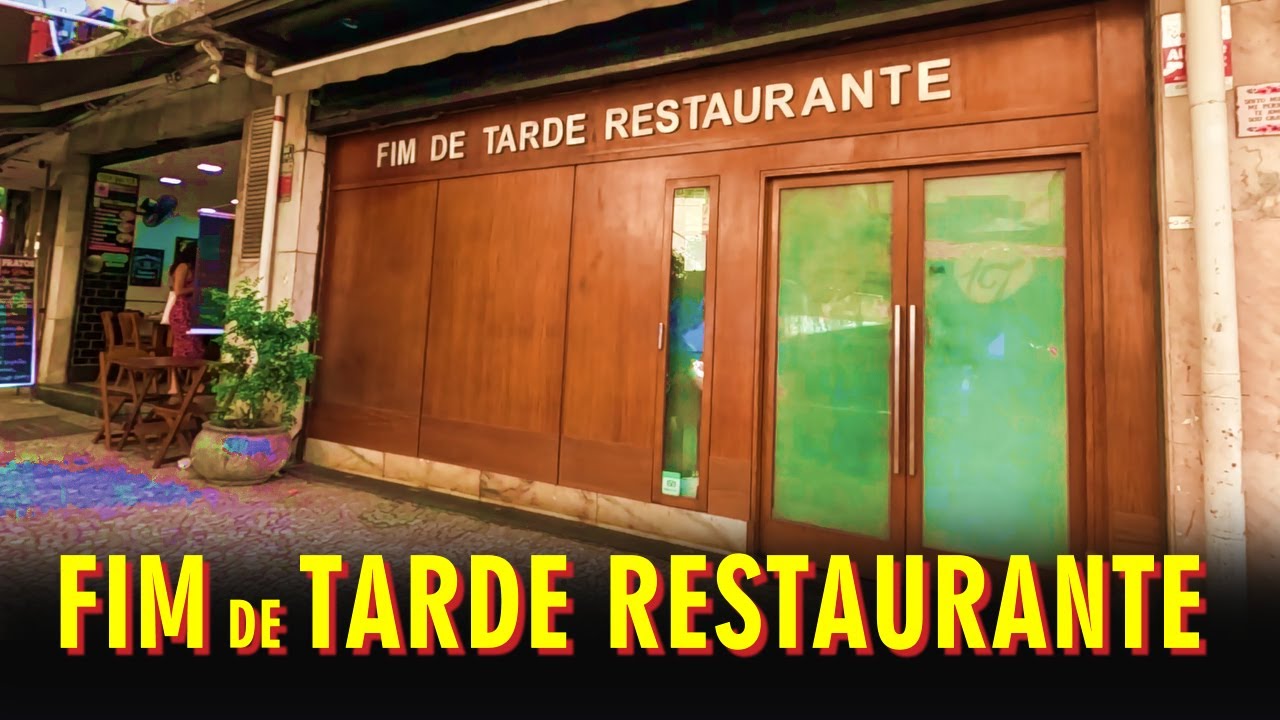 Restaurante tradicional desde 1973 Fim de Tarde fica no centro do Rio de Janeiro