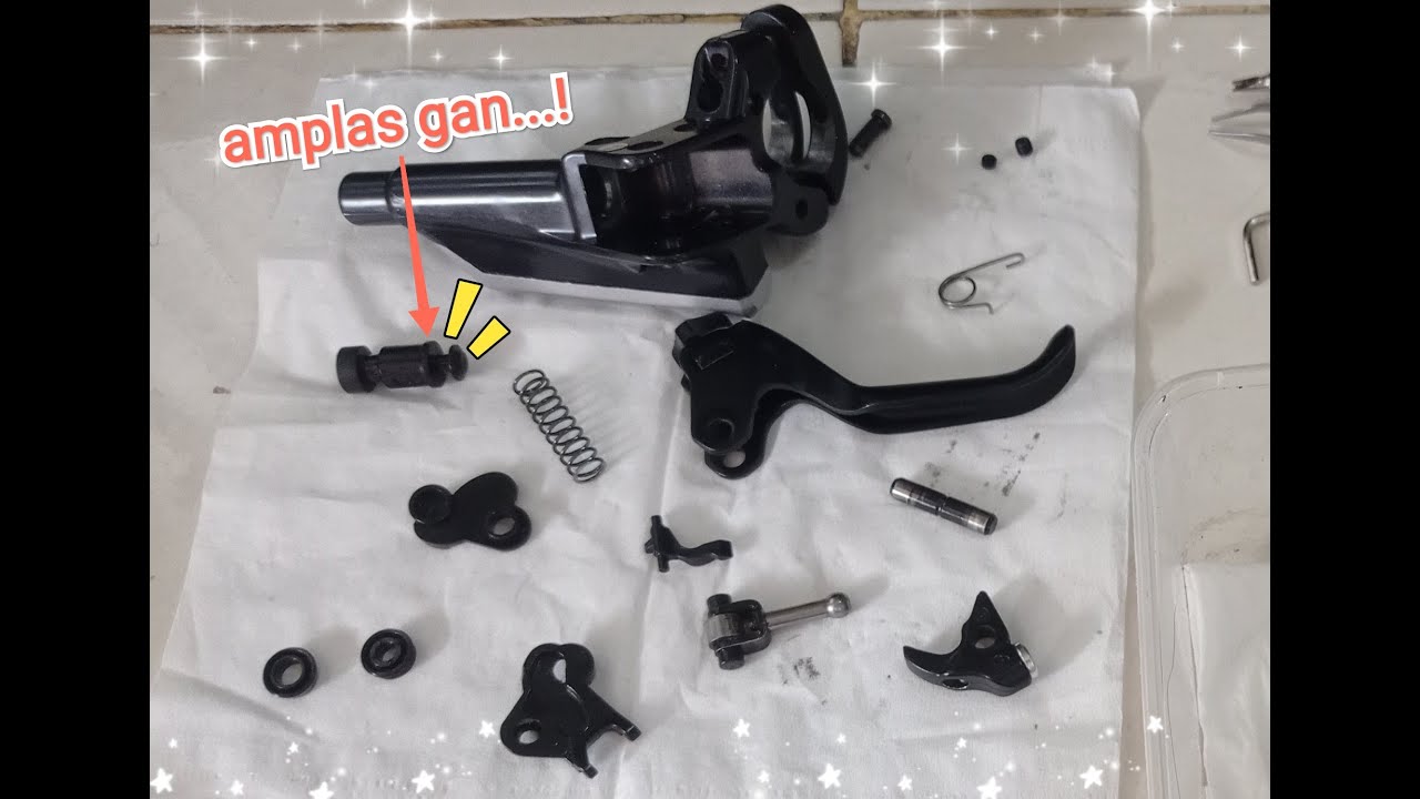 How to cara memperbaiki brake lever shimano hydraulic macet stuck😋😂