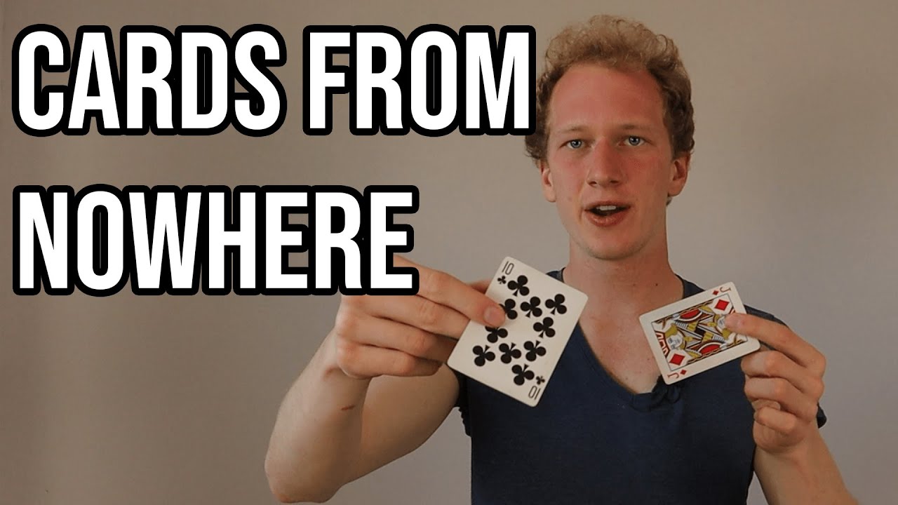 Rip A Playing Card Out Of Another Playing Card