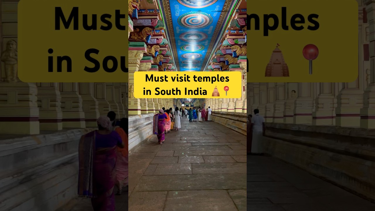Must visit temples in South India📍#rameshwaram #tamilnadu #kanyakumari #karnataka #kerala #shorts
