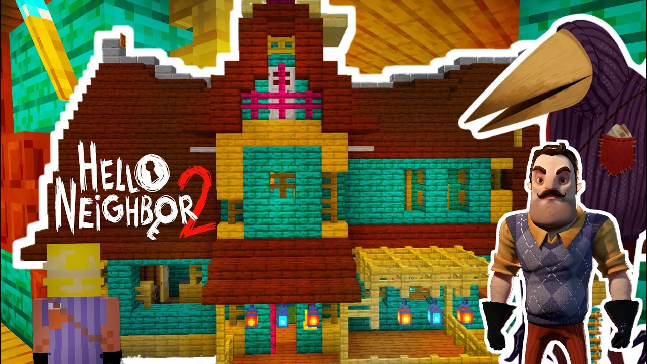 Hello Neighbor 2 in MINECRAFT! FULL-PLAYTHROUGH! (Map By Me, Link In Description!)