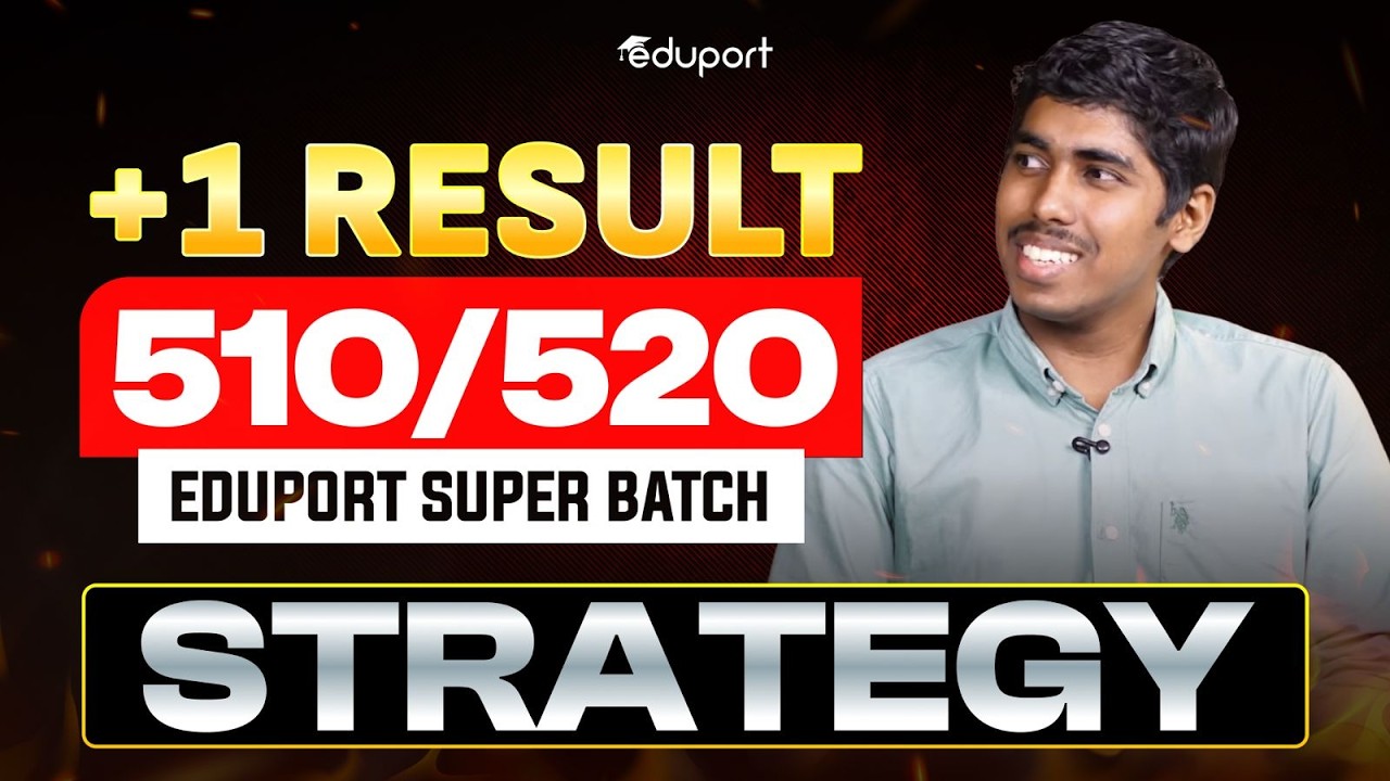 +1 State Topper Interview  Plus One Result  | Super Batch Eduport Plus Two
