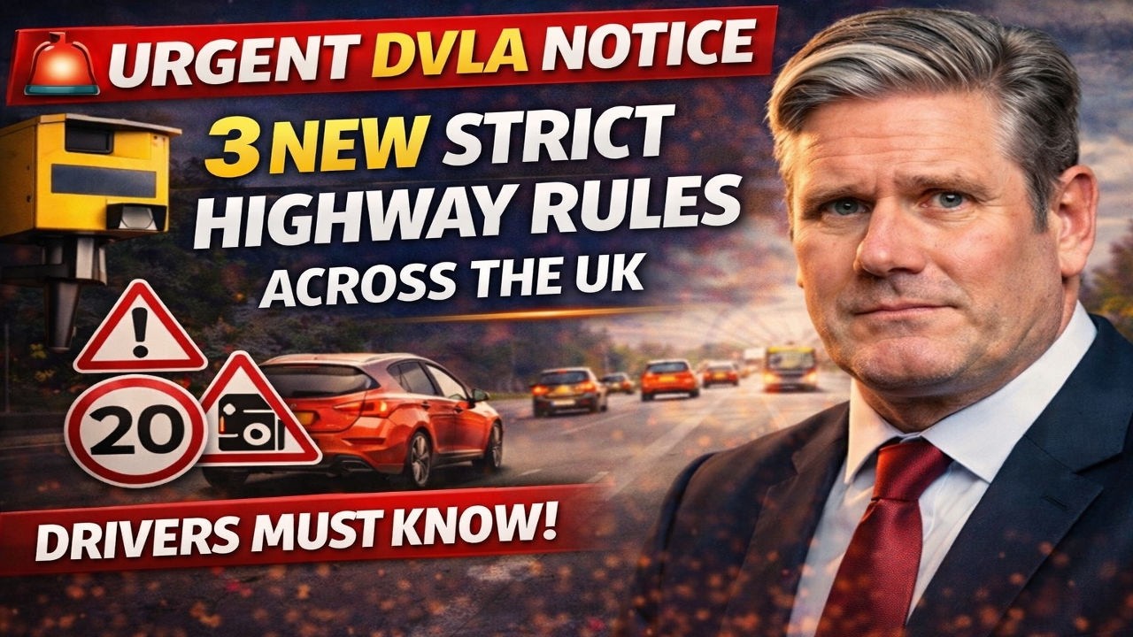 🚨 Urgent DVLA Notice: 3 New Strict Highway Rules Across the UK &ndash; Drivers Must Know