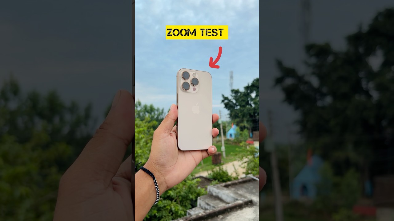 iPhone 16 pro zoom test 🔥