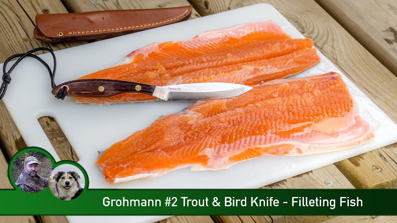 Grohmann #2 Trout & Bird Knife - Filleting Fish