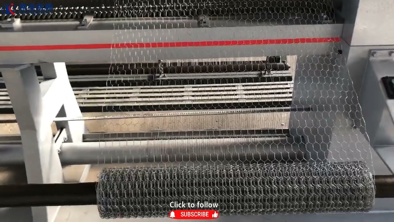 Máquina de malla de alambre hexagonal para cercas de jaulas de animales/Hexagonal wire mesh machine