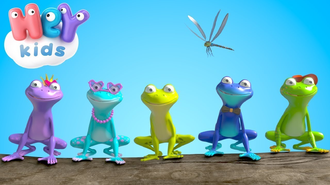 Broscuțele 🐸 Cantec pentru copii si bebelusi | HeyKids