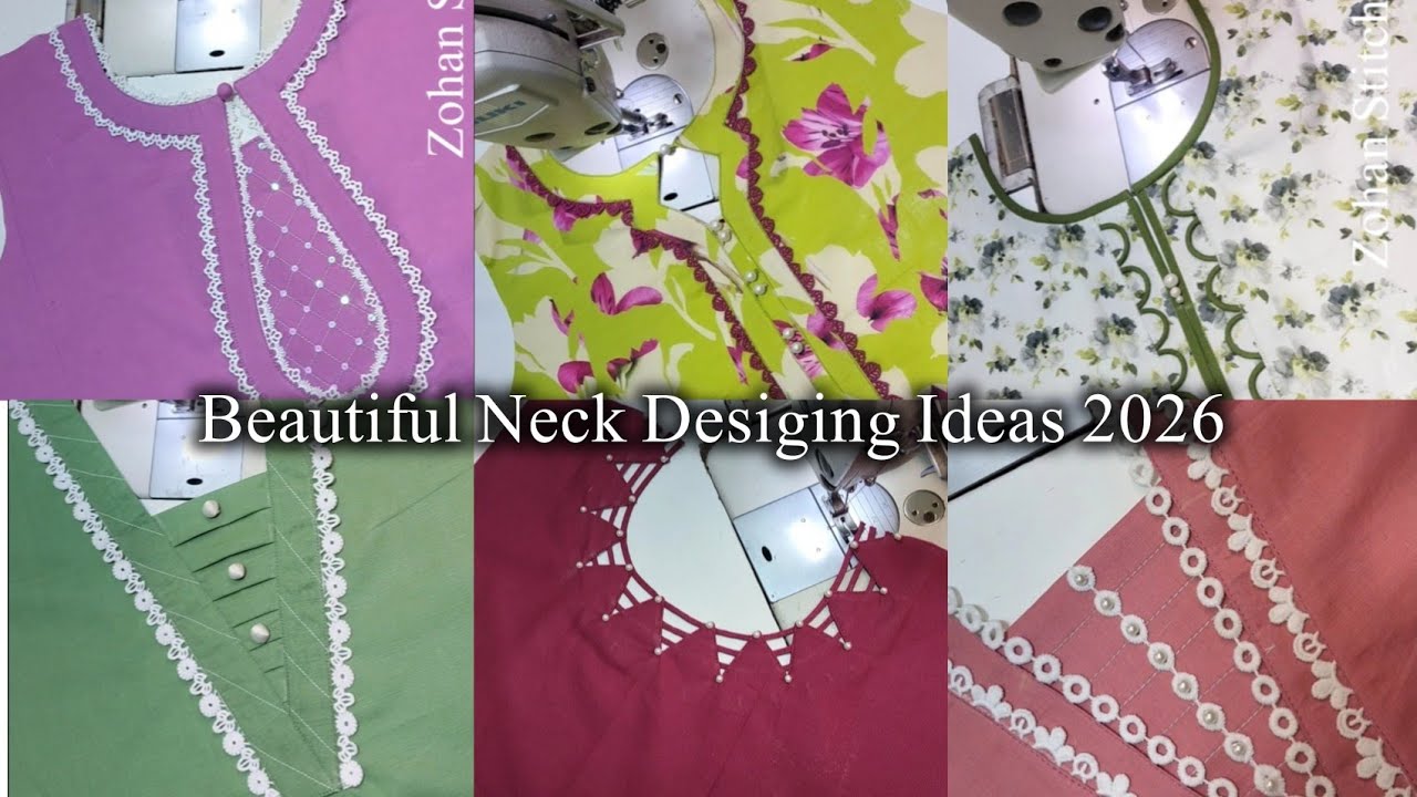 Beautiful Neck Designing Ideas 2026 | Casual Dress Neck Design ideas 2026
