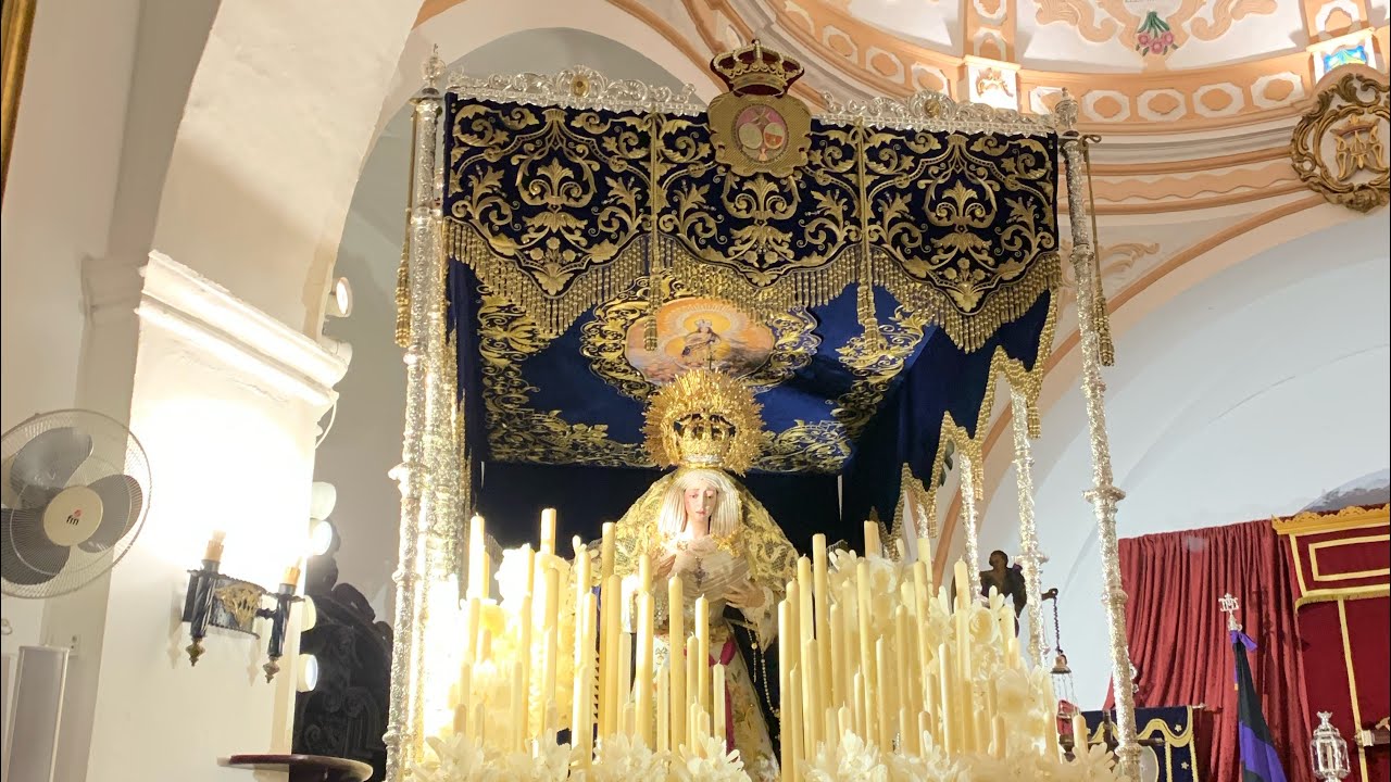 MARIA STMA. DE LA SOLEDAD con BM FERNANDO GUERRERO (Los Palacios y Vfca) - El Incensario de Plata