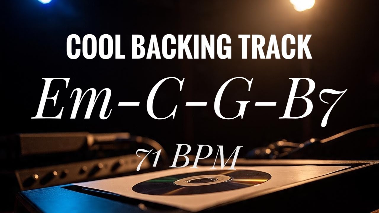 New backing track E minor | unique chord progression | backing track for practicing chords 