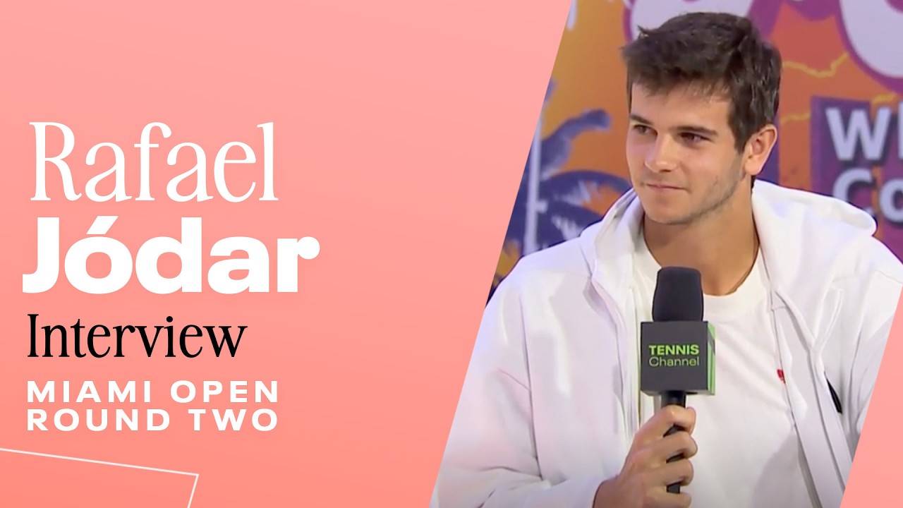 Rafael Jodar on meeting Rafael Nadal at the Next Gen Finals | 2026 Miami