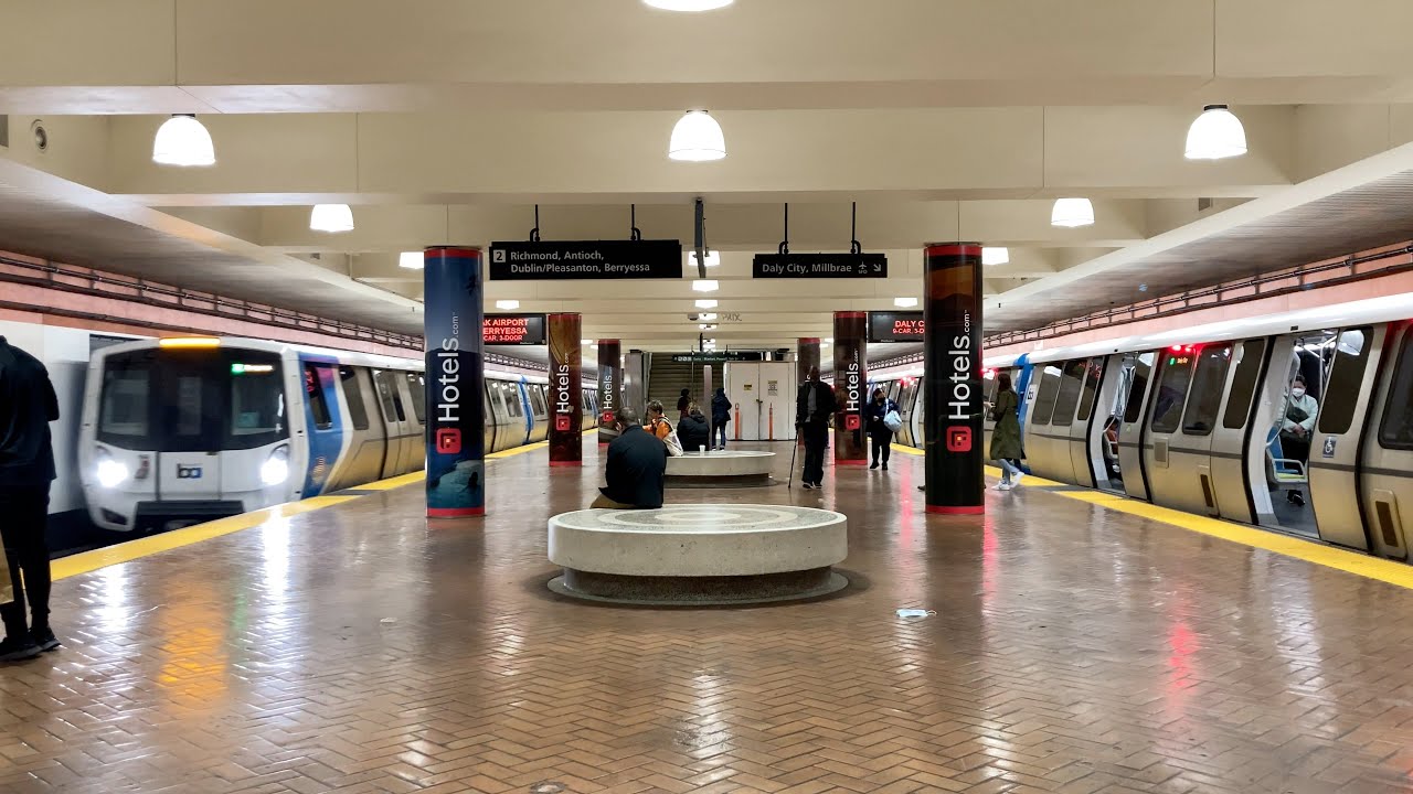 BART Powell Street Station San Francisco California Bay Area Rapid Transit