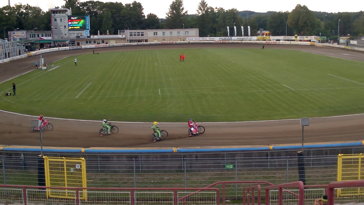 Bieg nr.11: ROW Rybnik - Francepol Falubaz Zielona G&oacute;ra (I) (DMPJ - p&oacute;łfinał, dzień drugi).