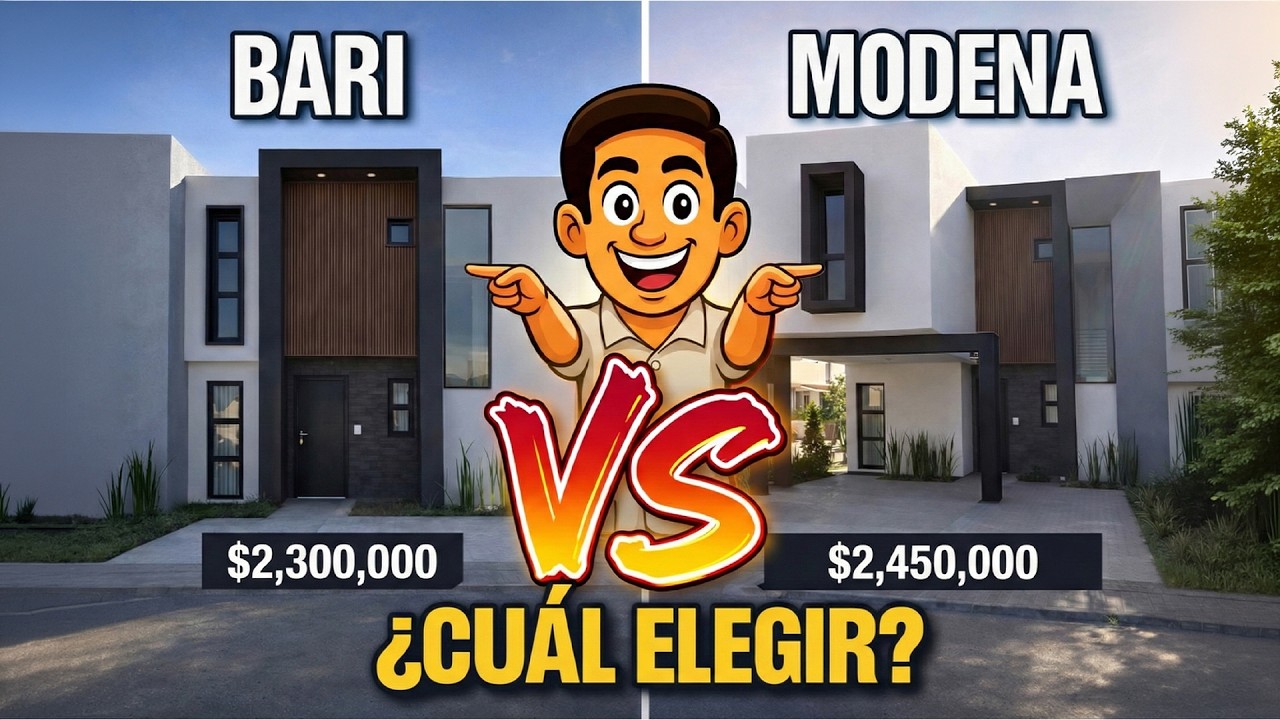 Bari vs Modena 🏠 Casas en La Joya Premium desde $2,300,000 | ¿Cuál Elegir?