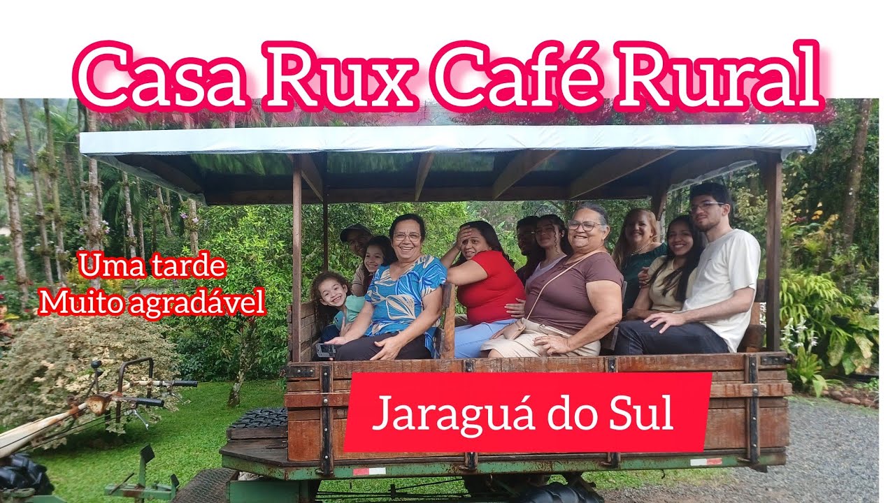 Um Café  rural na casa Rux em Jaraguá do Sul 