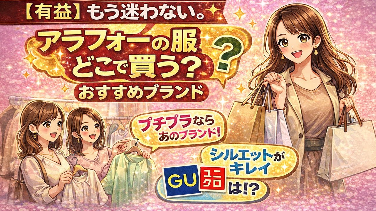 【有益】もう迷わない。アラフォーの服どこで買う？おすすめブランド