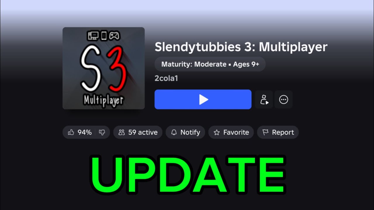 Slendytubbies 3 in roblox just got UPDATED