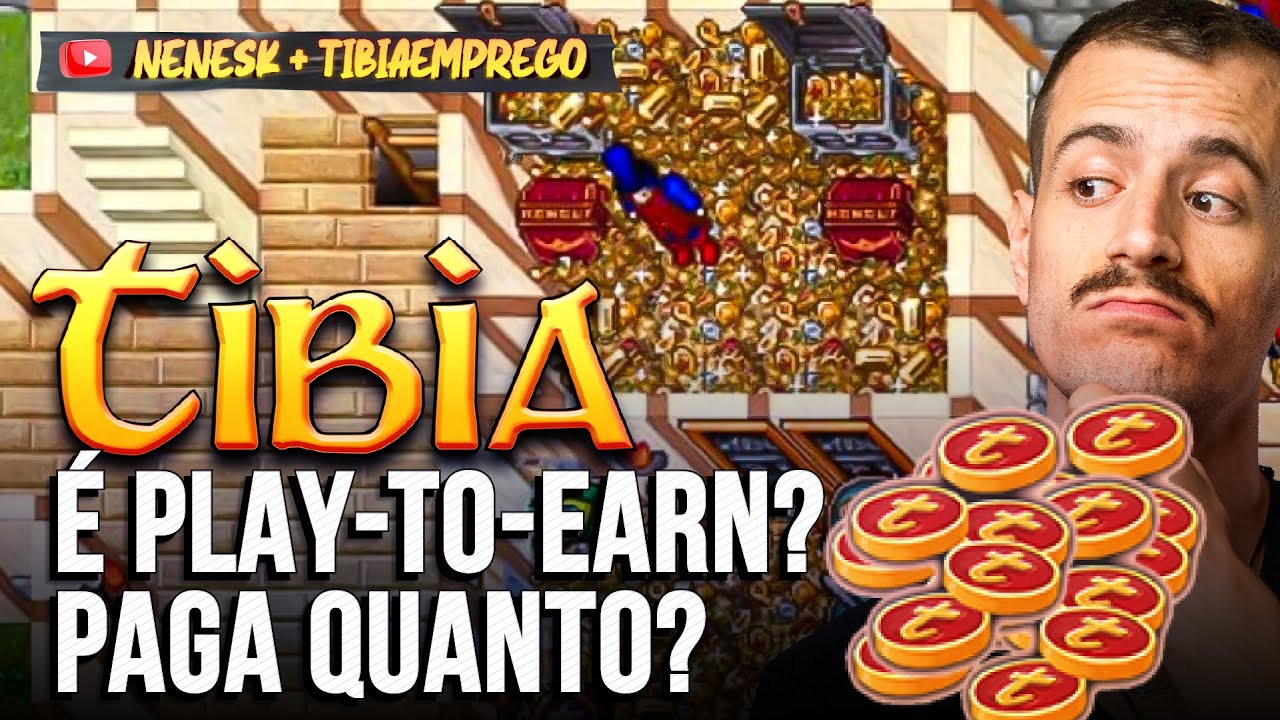 O Rei de ganhar dinheiro com Tibia - Play to Earn RAIZ ft. @tibiaemprego