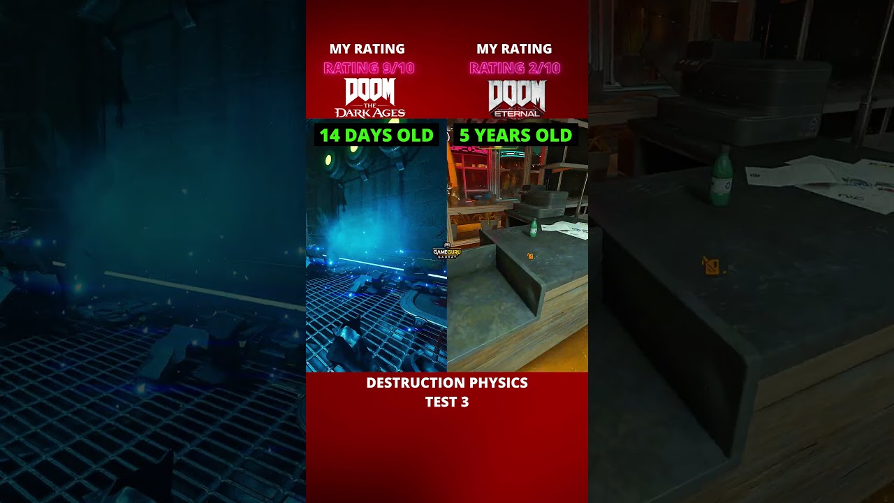 DOOM THE DARK AGES VS DOOM ETERNAL Which Has BETTER Destruction Physics