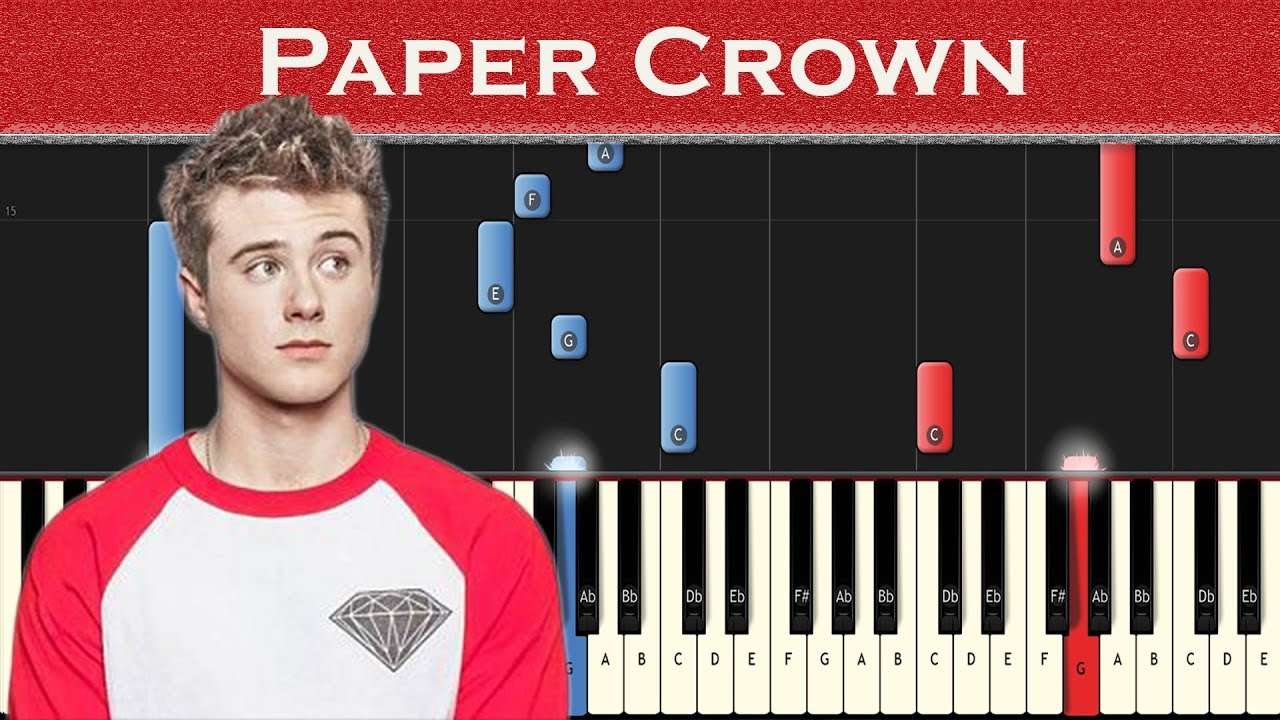 Alec Benjamin - Paper Crown | Piano tutorial