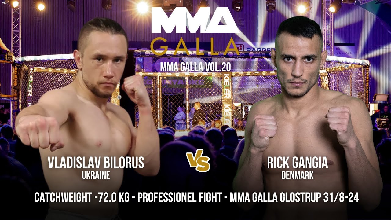 Vladislav Bilorus (Mighty Bulls Gdynia) (PL) Vs. Rick Gangia (Great Danes Fight Club) (Dk)
