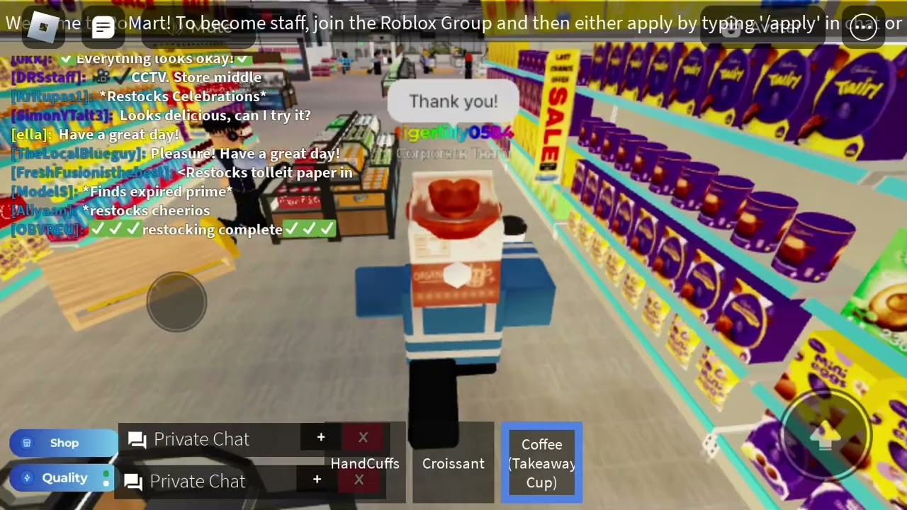 RoMart Mass Shift management POV. | Welcome back to RoMart!
