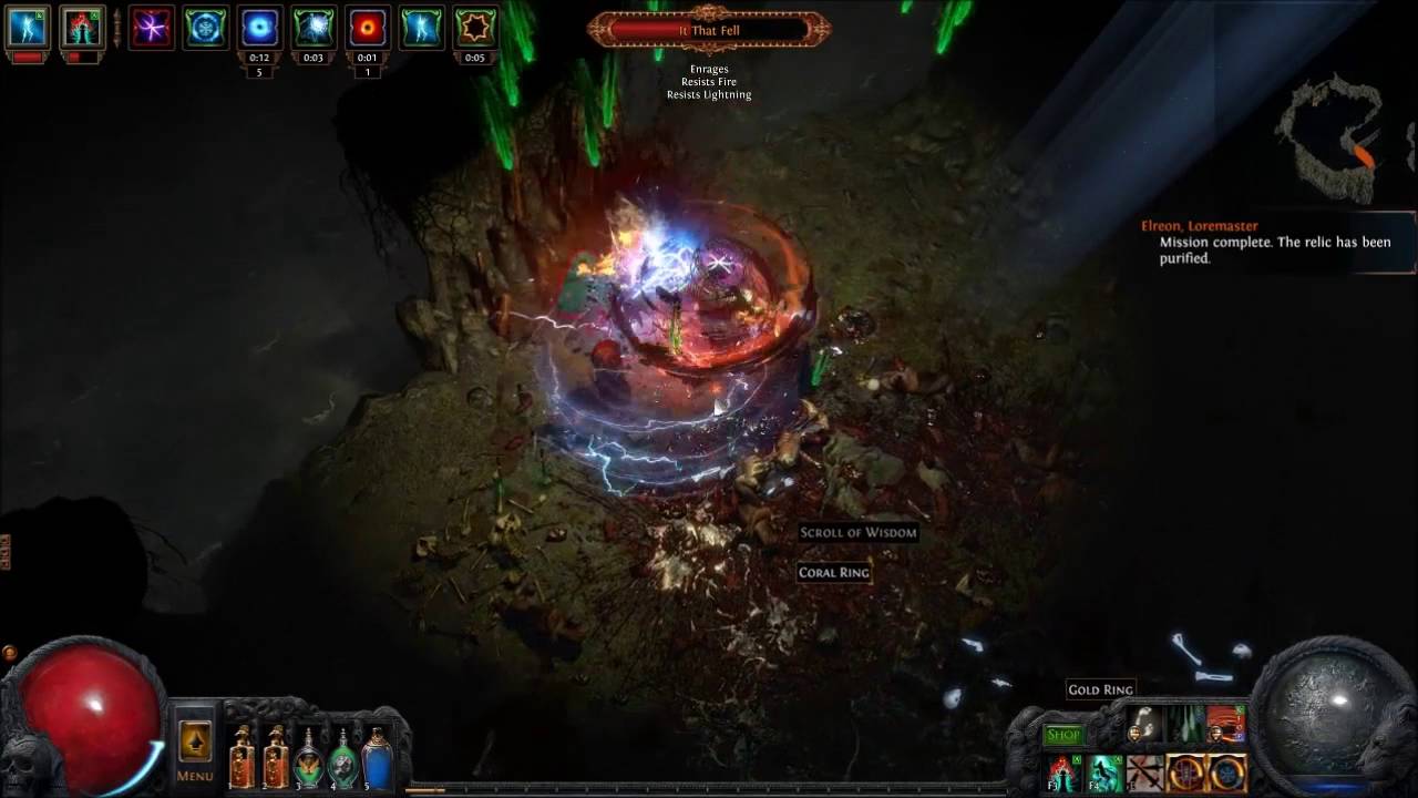 POE 2.4 Underground River Map Boss Tier 10 Level 77