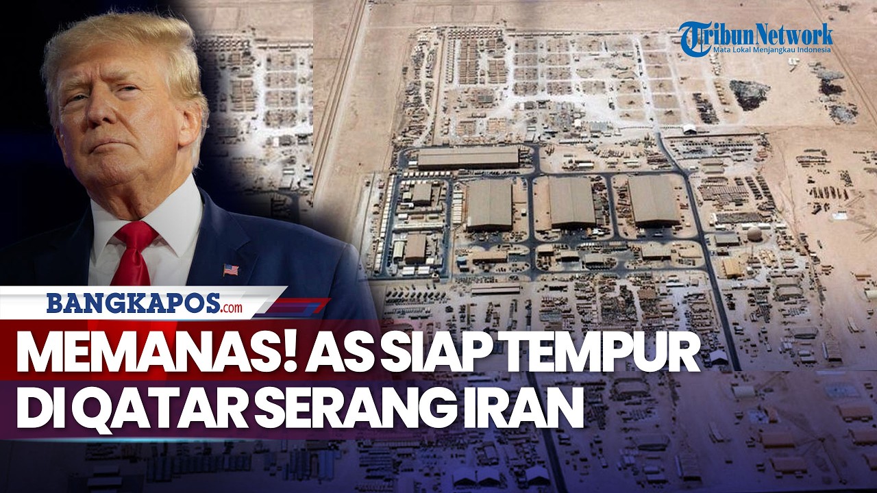 Memanas! AS Pindahkan Senjata ke Pangkalan Militer di Qatar Serang Iran