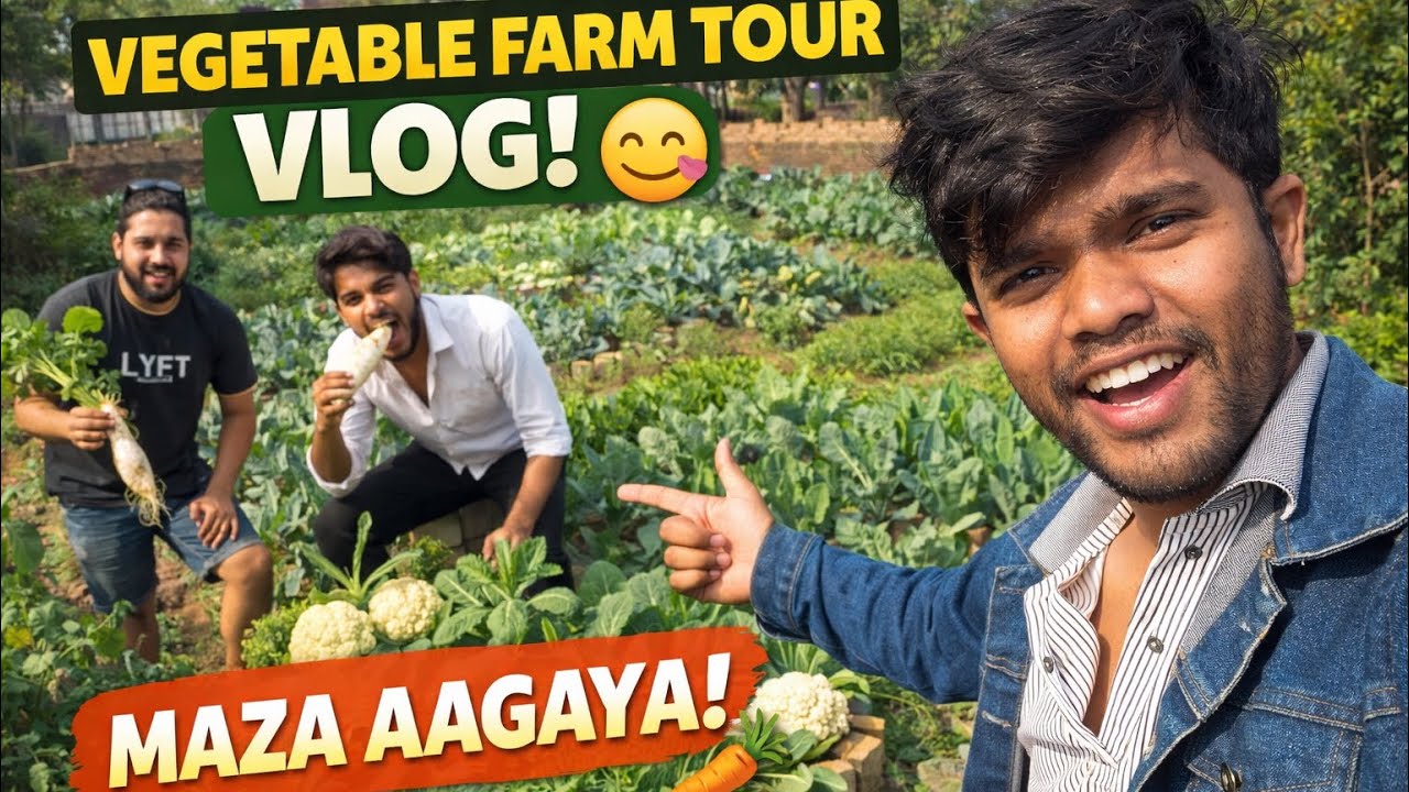 Doston Ke Saath Farm Ghumne Gaye 🌱 | Fun Vlog