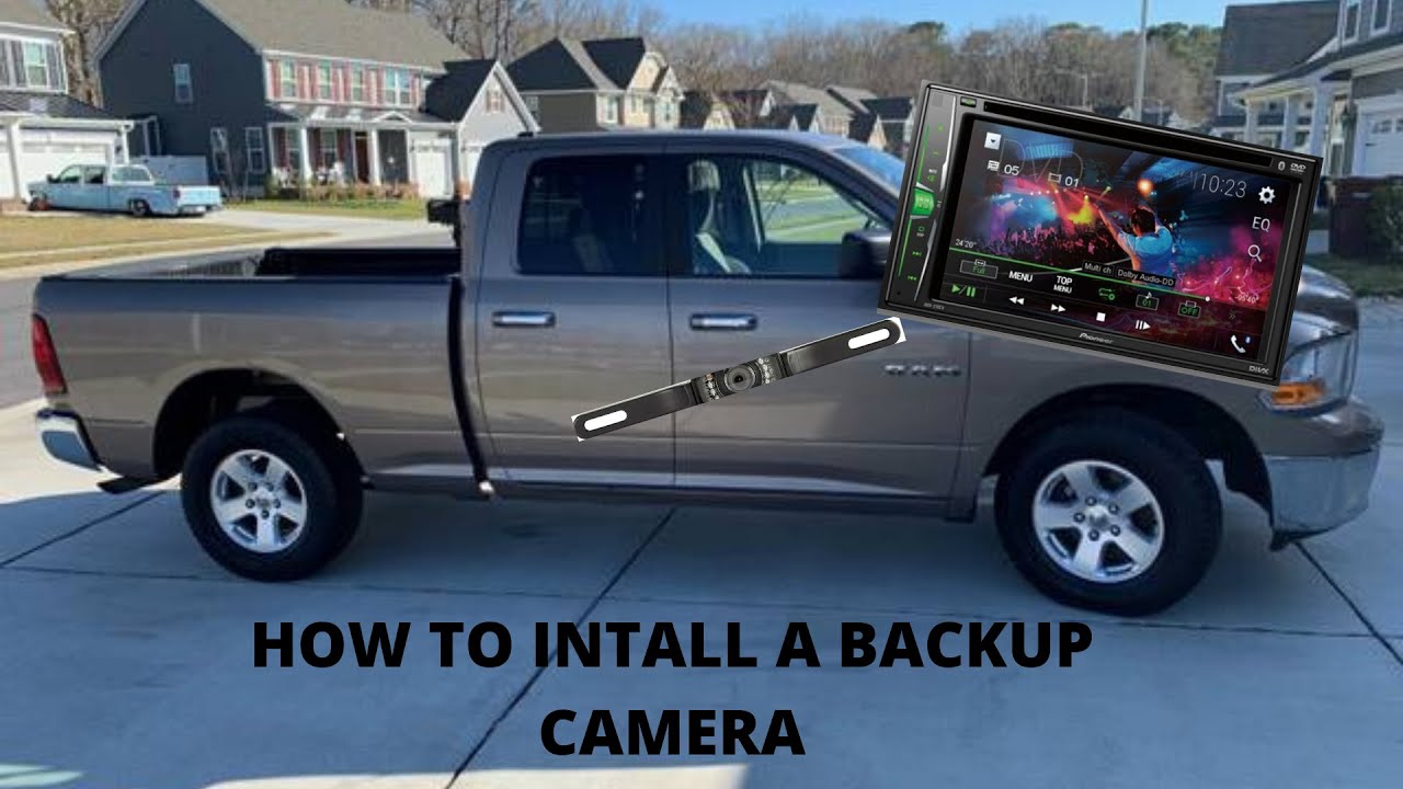 HOW TO EASILY INSTALL A BACKUP CAMERA I 2010 DODGE RAM I