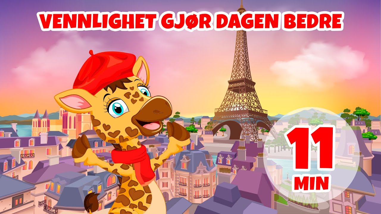 Vennlighet gj&oslash;r dagen bedre - 11 min Giramille | Barnerim og barnesanger