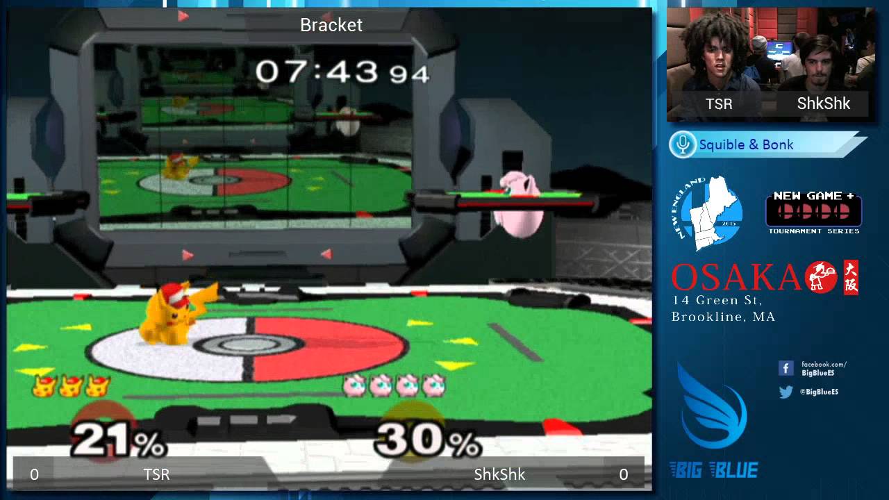 New Game+ XV - TSR (Pikachu) vs ShkShk (Puff) - SSBM WR1