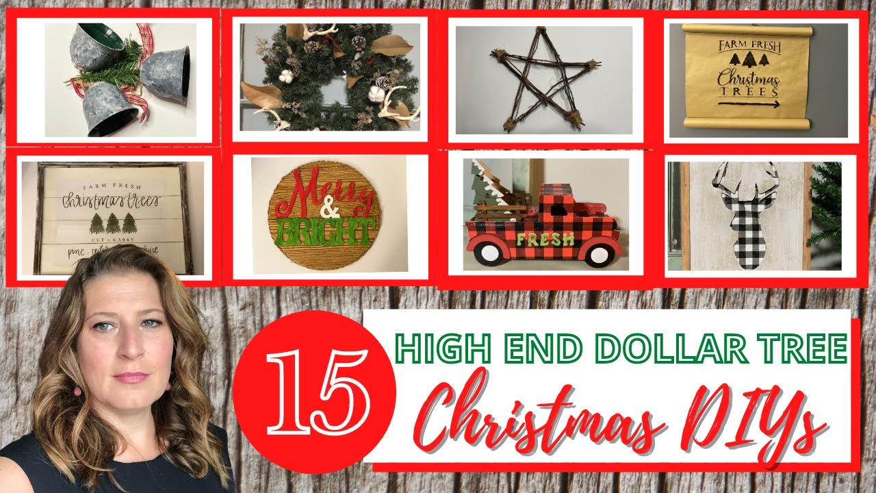 15 HIGH END CHRISTMAS DOLLAR TREE DIY's 2020!!!   HD 1080p