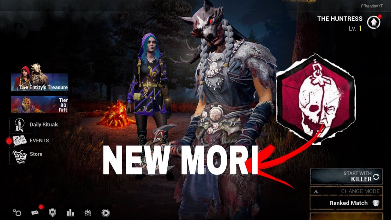 NEW Huntress Skin Gameplay ‘Timber Wolf’+ New MORI-Dead By Daylight Mobile