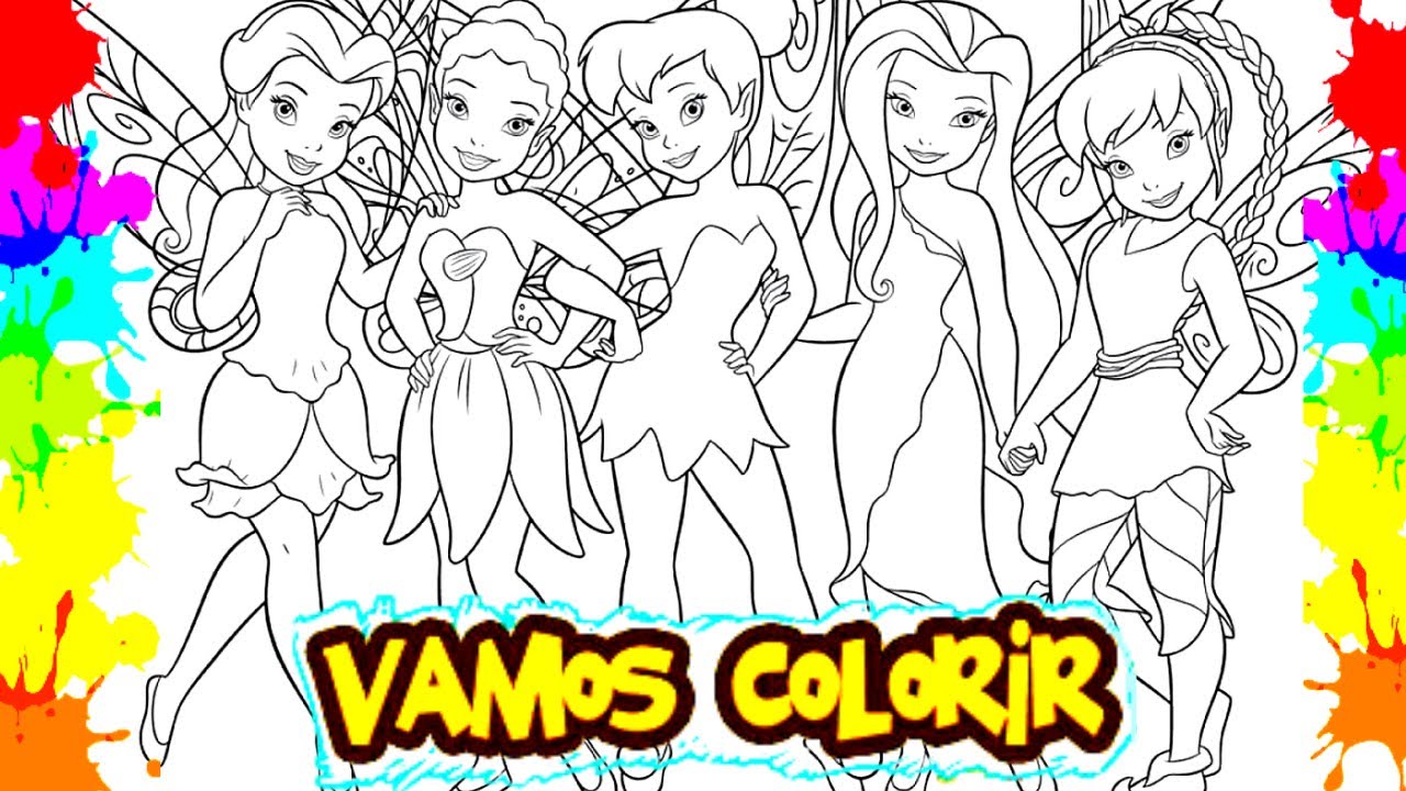 Desenho Infantil Disney Fadas Tinker Bell e Suas Amigas #desenhoinfatil# desenhos animados