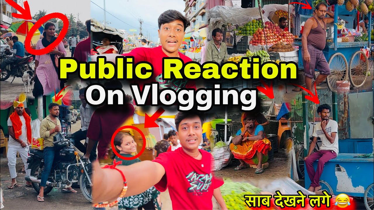 My First Experiment Public Reaction On Vlogging 😍