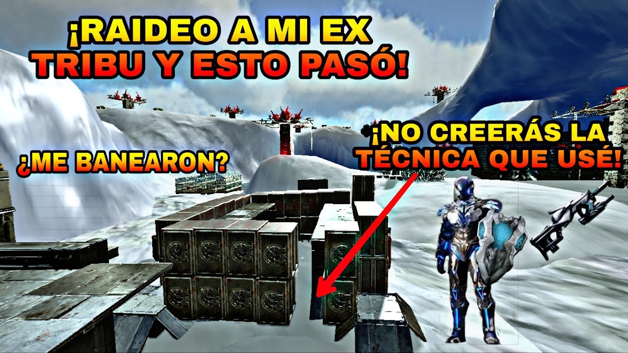 Ark Mobile RAIDEO A MI EX TRIBU ALPHA Y NO CREER&Aacute;S LO QUE PASO * &Eacute;PICO US&Eacute; EST&Aacute; T&Eacute;CNICA PARA RAIDEAR
