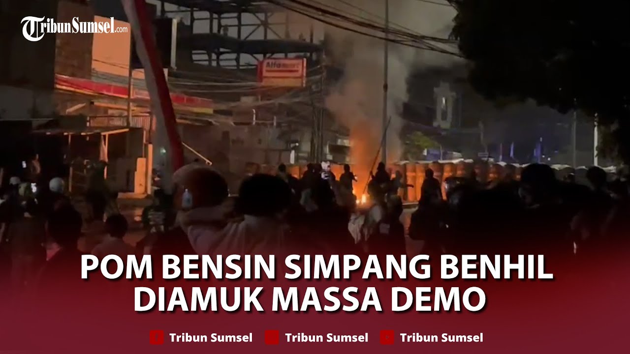 🔴Rekaman Detik-detik Pom Bensin Simpang Benhil Diamuk Massa Saat Demo Kamis (28/8/2025)