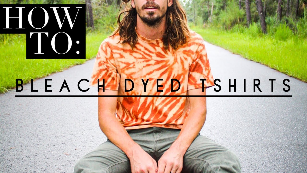{HOW TO} BLEACH DYED T-SHIRTS WITH 3 DIFFERENT TECHNIQUES
