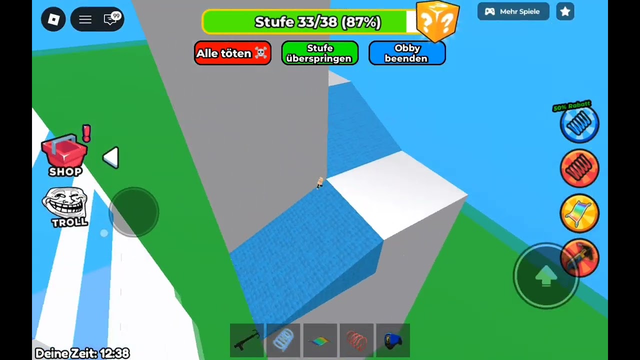 Teil 2 von Entkomme dem Wäscherei-Obby #roblox #obby 