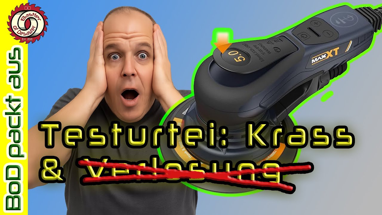 Exzenterschleifer vom MaxXT - mein Testurteil EXELENT
