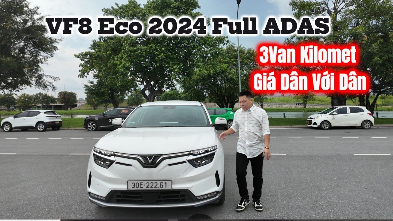Vinfast VF8 Eco Sản Xuất 2024 3van Kilomet Giá Dân với Dân Siêu Đẹp