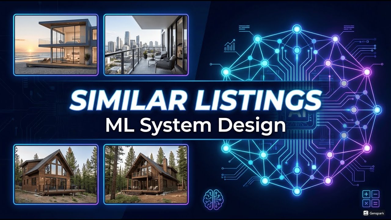 Similar Listings Recommendation System | ML System Design ( Vacation Rental Platform)