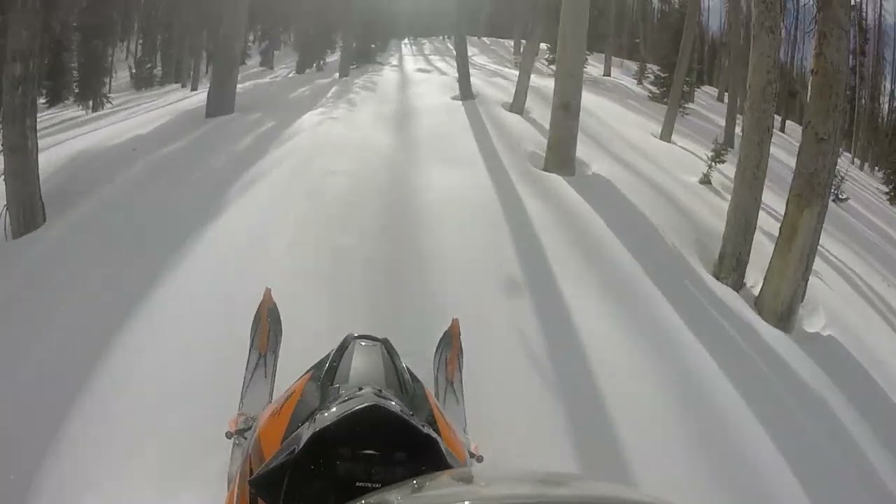 Wolf Creek Pass summit Colorado March 2024 Arctic Cat Riot X