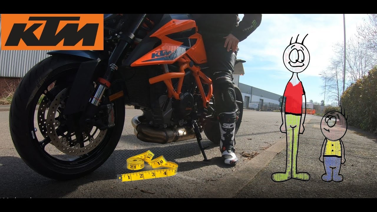What's it like riding the 2020 KTM 1290 super duke r when you're 5ft 7