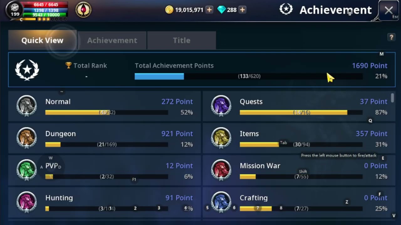 Force Gunner LVL 199 +20 PERMA SET | CABAL Infinite Combo SEA Account
