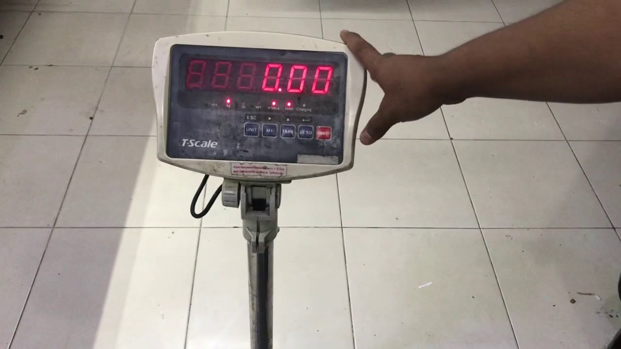 การ Calibration ELW T-Scale 150Kg