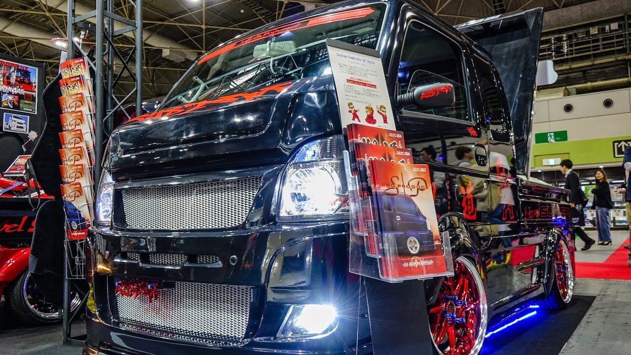 (4K)翔プロ ハイゼットジャンボ S500P カスタム軽トラ SHO PRODUCE DAIHATSU HIJET JAMBO - 大阪オートメッセ2020