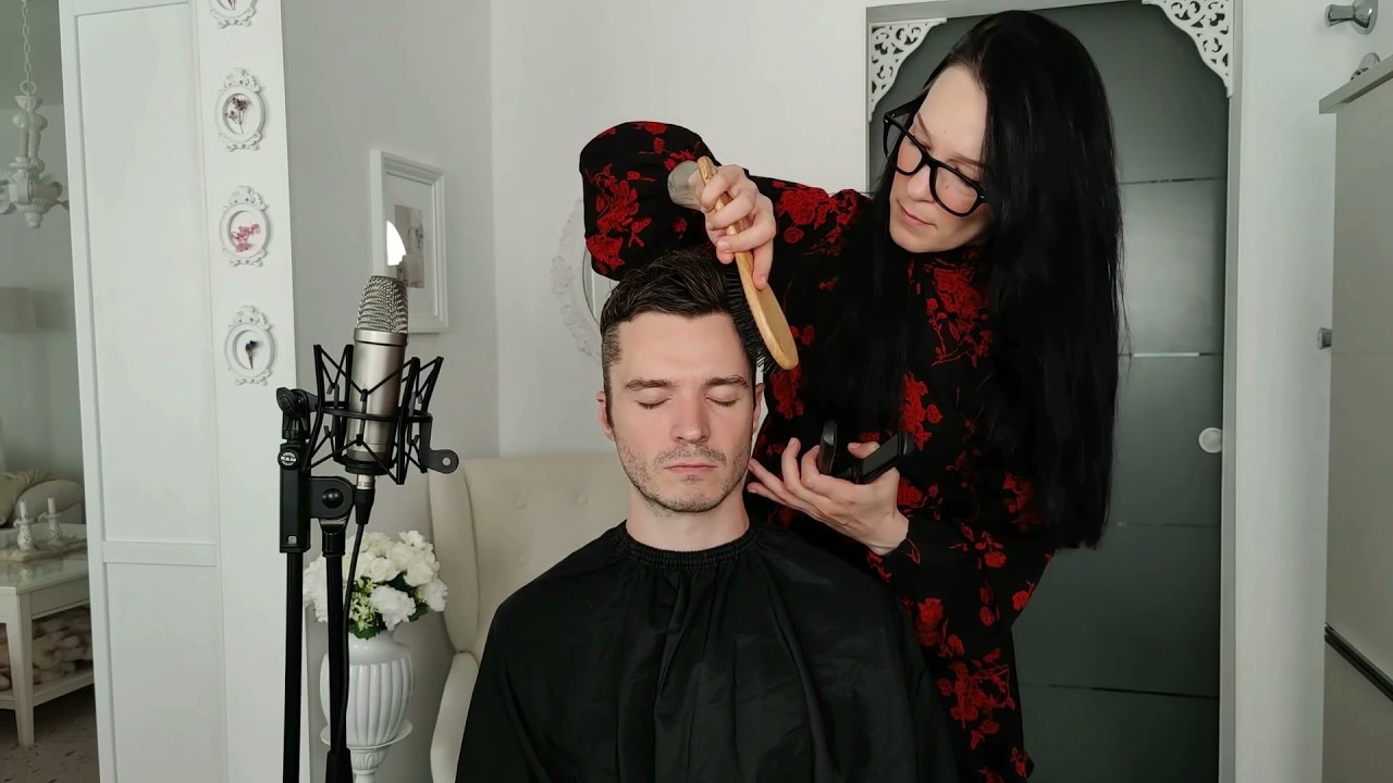 [ASMR] Hair Care & Hairdresser - Intensive Hair Wash With Soap & Haircut