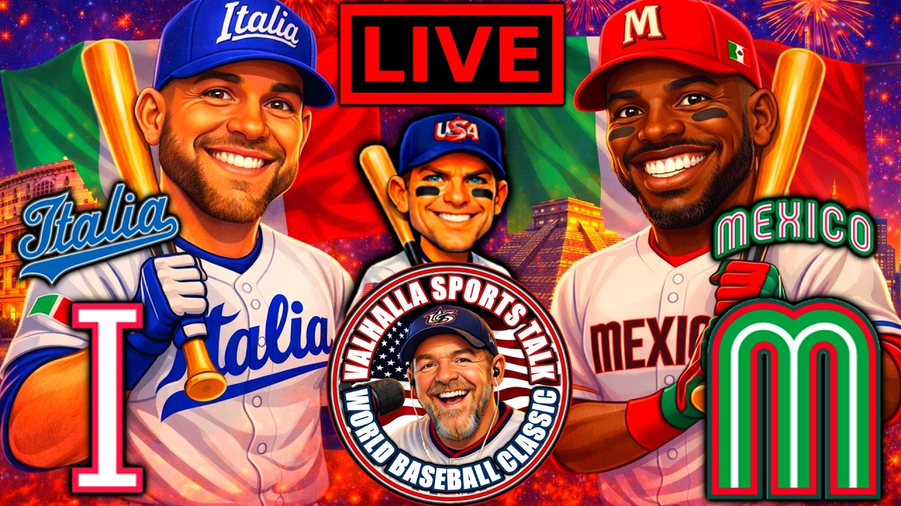 ⚾ Mexico vs Italy WBC Live |World baseball Classic Live | Play by play Reactions. | WBC LIVE STREAM